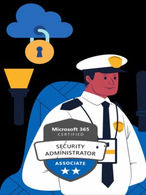 cover image of Microsoft 365 Security Administration--( MS-500 )